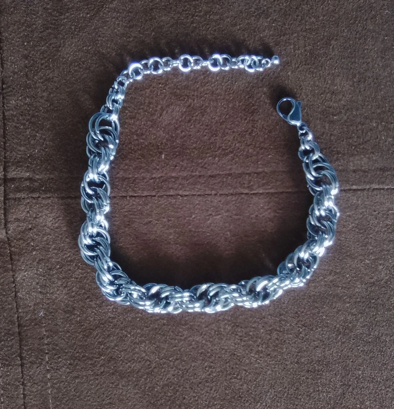 Pulsera unisex de cadena entrelazada – photo 4
